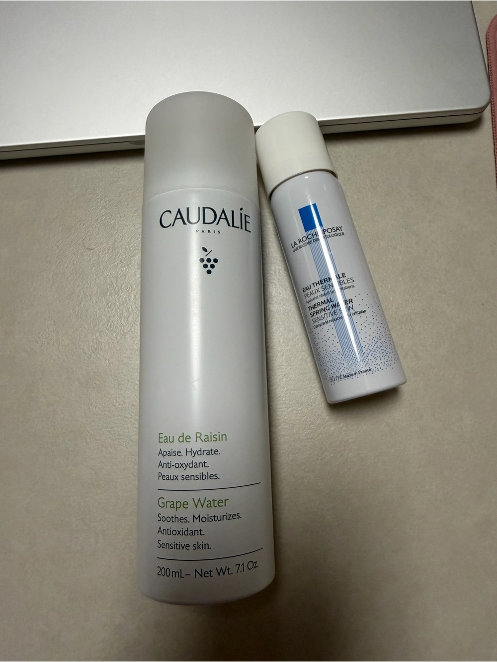 Caudalie Grape Water Moisturizing Face Mist & La Roche-Posay Thermal Water